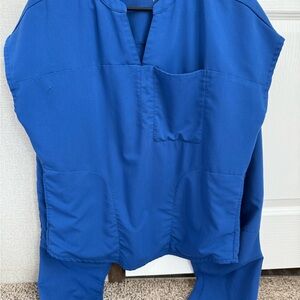 Women's Blue fabletics scrub set